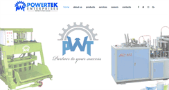 Desktop Screenshot of powertekenterprise.com